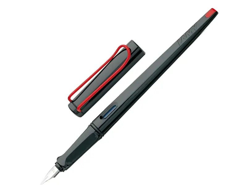 Ручка перьевая 015 joy, Черный/красный клип, 1.9 mm - 40297.07