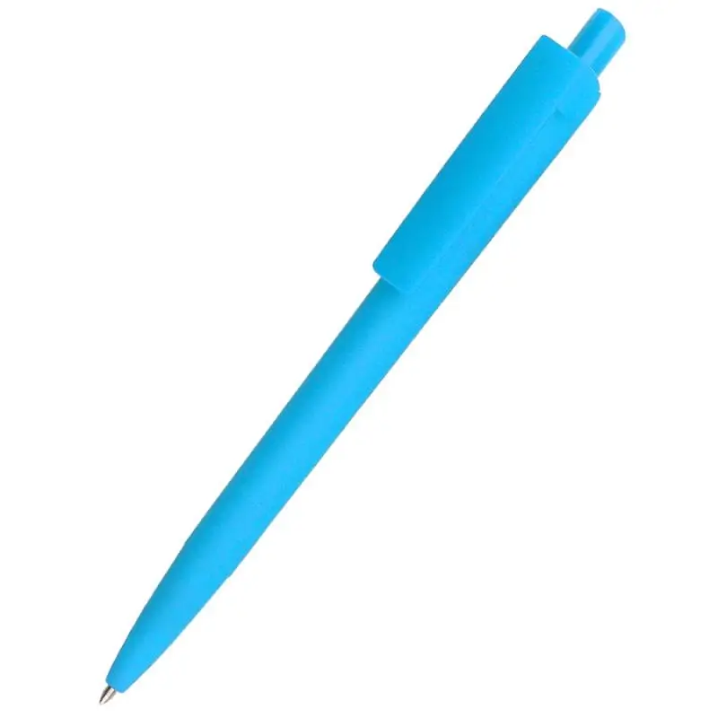 Ручка пластиковая Agata софт-тач, голубая