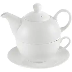 Чайный набор «Эгоист», чайник: 16,2х12х11 см, чашка: высота 5,7 см, диаметр 10,6 см, блюдце: диаметр 15 см; коробка: 14,8х15х13,5 см