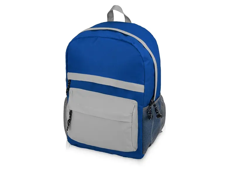 Рюкзак Универсальный (синяя спинка, синие лямки), синий/серый - 930142