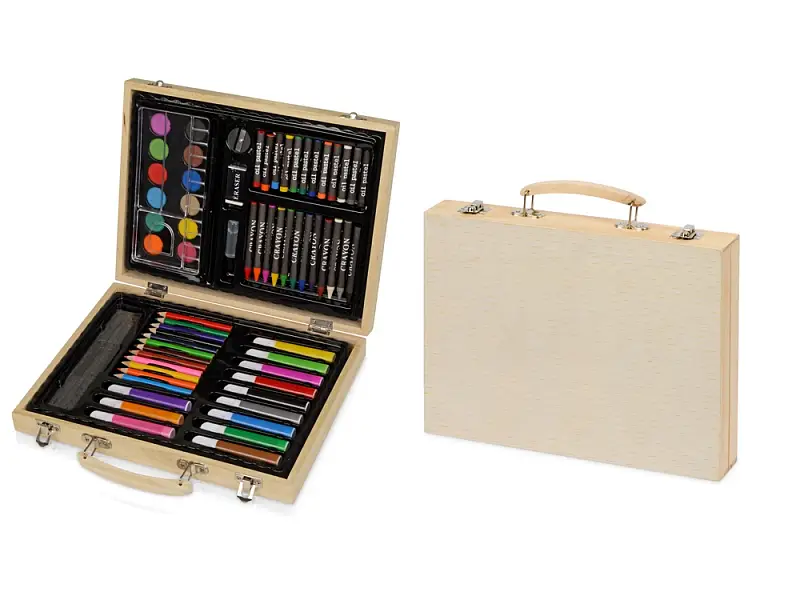 Набор для рисования из 67 предметов в чемодане - 10607200