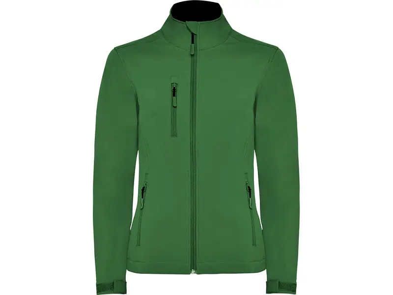 Куртка софтшелл Nebraska женская, бутылочный зеленый - 643756S