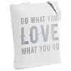 Холщовая сумка Do Love, 35х38х6 см, ручки: 54х2,5 см