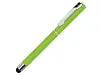Ручка металлическая стилус-роллер STRAIGHT SI R TOUCH, зеленое яблоко