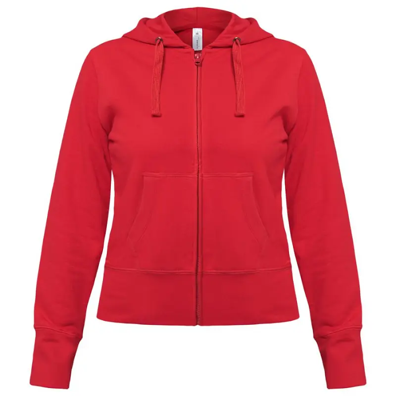 Толстовка женская Hooded Full Zip красная, размер XS - WW642004XS