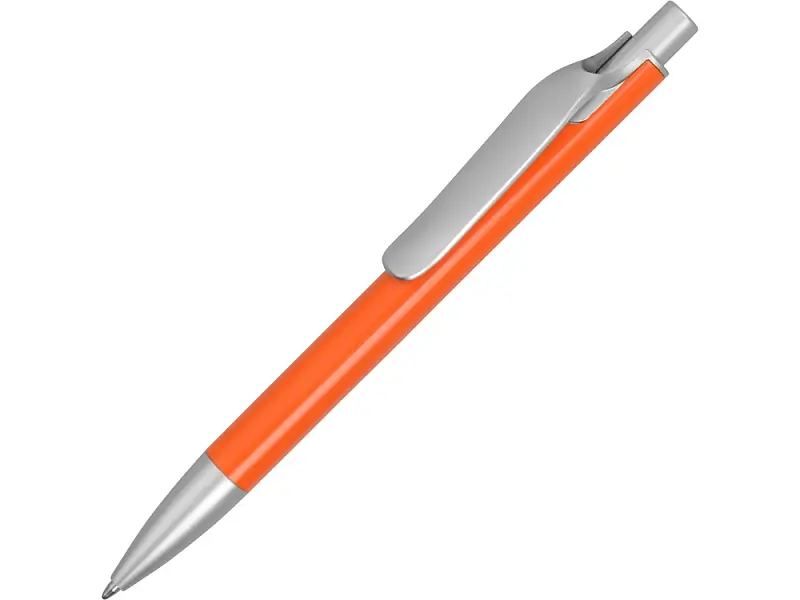 Ручка металлическая шариковая Large, оранжевый/серебристый - 11313.13
