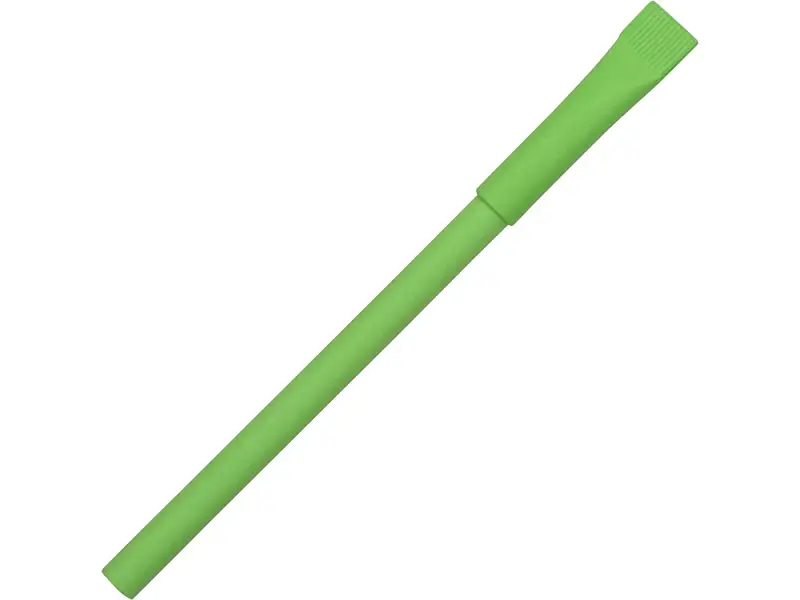 Ручка картонная с колпачком Recycled, зеленое яблоко (Р) - 12600.19p