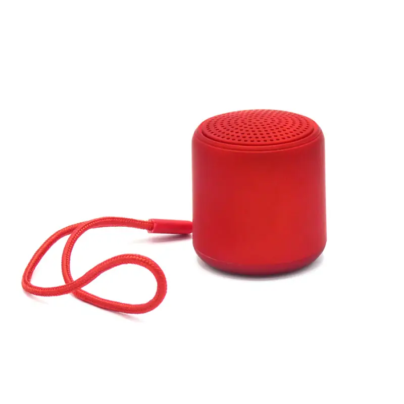 Беспроводная Bluetooth колонка Music TWS софт-тач, красная-S - 11018.05-S
