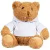 Мягкая игрушка «Мишка Cuddleton» в белом худи, 13х15 см