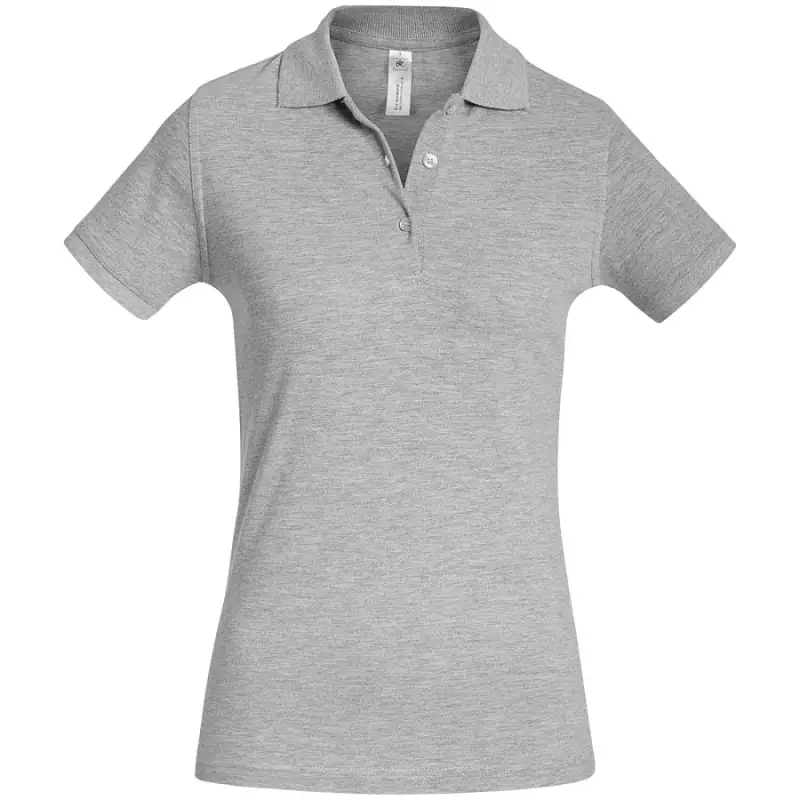 Рубашка поло женская Safran Timeless серый меланж, размер S - PW4576101S