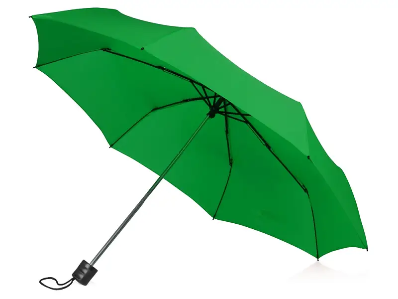 Зонт складной Columbus, механический, 3 сложения, с чехлом, зеленый - 979003