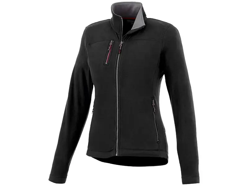 Женская микрофлисовая куртка Pitch, черный - 3348999XS