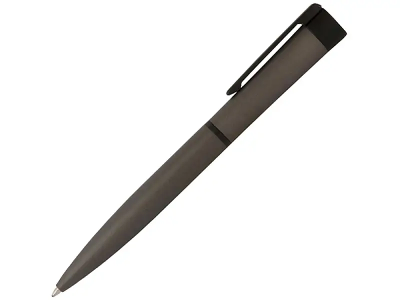 Ручка шариковая Pierre Cardin ACTUEL c поворотным механизмом, серый/черный - 417550