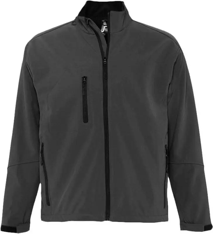 Куртка мужская на молнии Relax 340 темно-серая, размер S - 4367.101