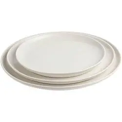 Набор тарелок Riposo, тарелка сервировочная: диаметр 27, высота 2 см; тарелка большая: диаметр 24, высота 2 см; тарелка малая: диаметр 20, высота 2 см; упаковка: 27,5х28,5х4,5 см