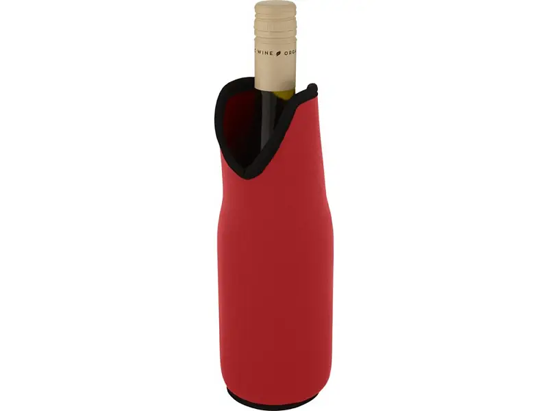 Noun Держатель-руква для бутылки с вином из переработанного неопрена, красный - 11328821