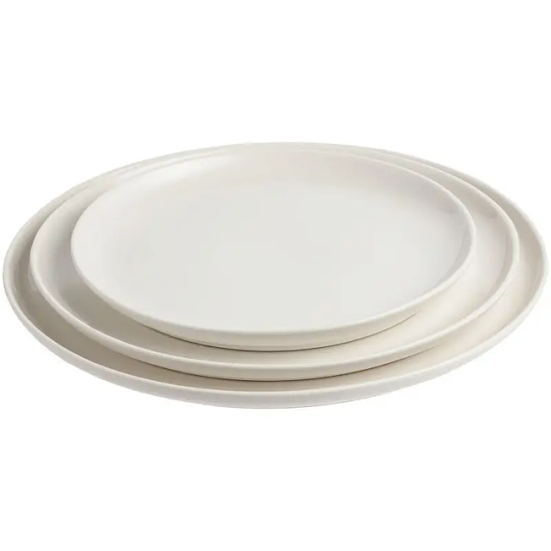 Набор тарелок Riposo, тарелка сервировочная: диаметр 27, высота 2 см; тарелка большая: диаметр 24, высота 2 см; тарелка малая: диаметр 20, высота 2 см; упаковка: 27,5х28,5х4,5 см - 11957.60