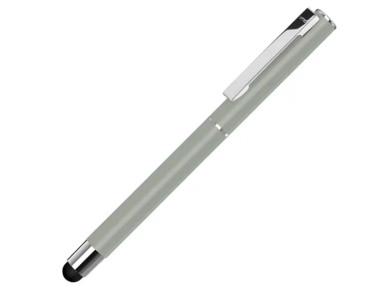 Ручка металлическая стилус-роллер STRAIGHT SI R TOUCH, серый - 188018.17