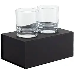 Набор стаканов для виски Queen of Scots, стакан: высота 9,5 см; диаметр 8,5 см, коробка: 23,2х14,5х9,7 см