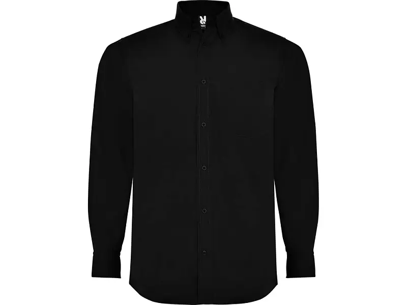 Рубашка Aifos мужская с длинным рукавом, черный - 550402S