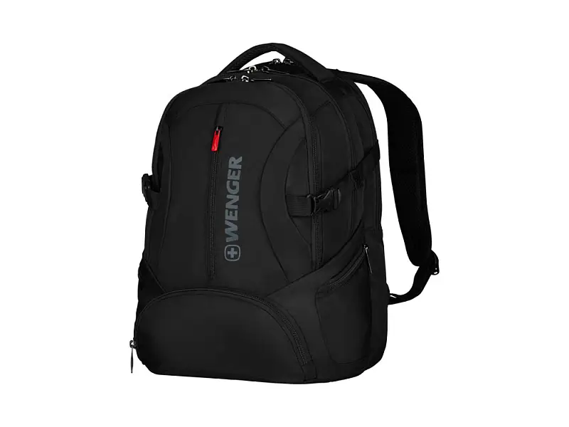 Рюкзак WENGER 16, черный, полиэстер, 35 x 27 x 46 см, 27 л