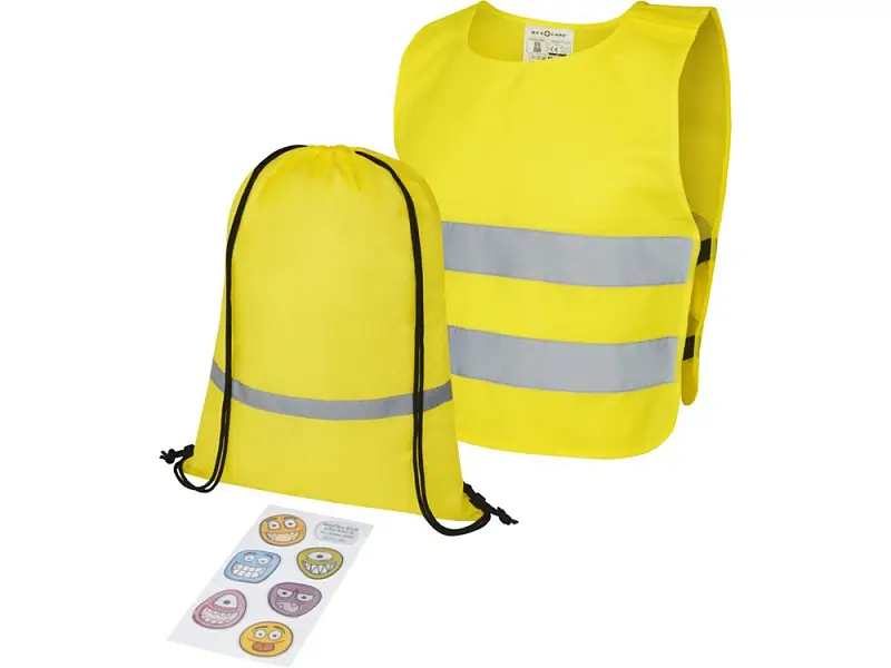 Benedikte комплект для обеспечения безопасности и видимости для детей 3–6 лет, неоново-желтый - 12201413