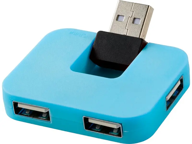 USB Hub Gaia на 4 порта, синий - 12359802