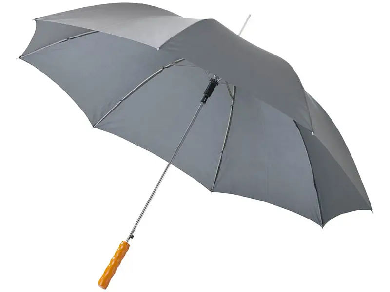 Зонт-трость Lisa полуавтомат 23, серый - 10901717