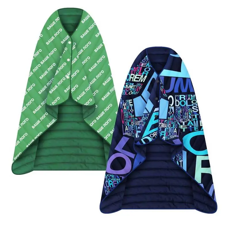 Плед-пончо Blanket Print на заказ, 140х180 см