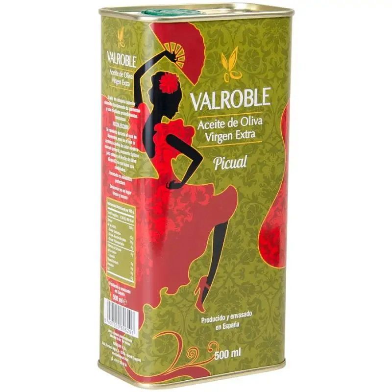 Масло оливковое Valroble Picual, 5х8х16 см