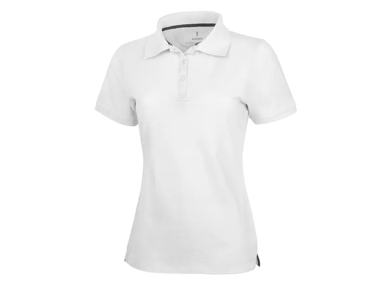 Calgary женская футболка-поло с коротким рукавом, белый - 3808101XS