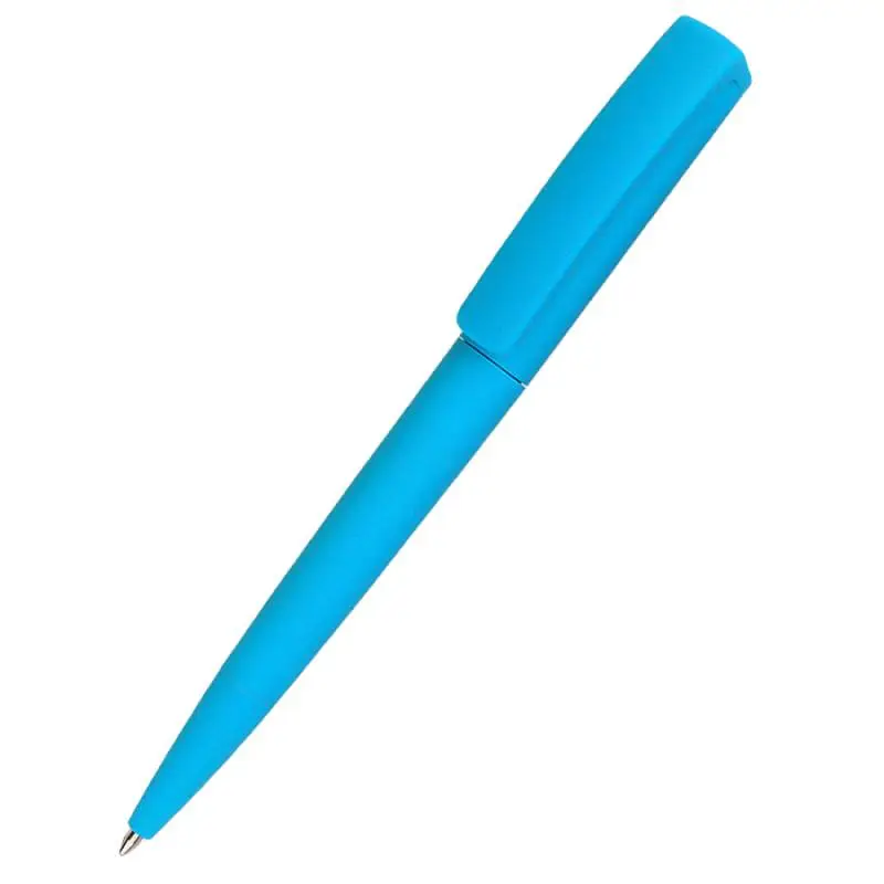Ручка пластиковая Jangle, софт-тач, голубая - 1034.08