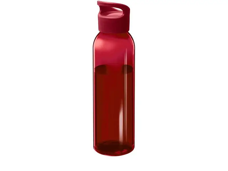 Бутылка для воды Sky из переработанной пластмассы объемом 650 мл - Красный - 10077721