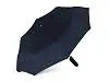 Складной зонт ALCIRA/АЛЬКИРА с системой защиты от снежной бури и ручкой-карабином, синий нейви