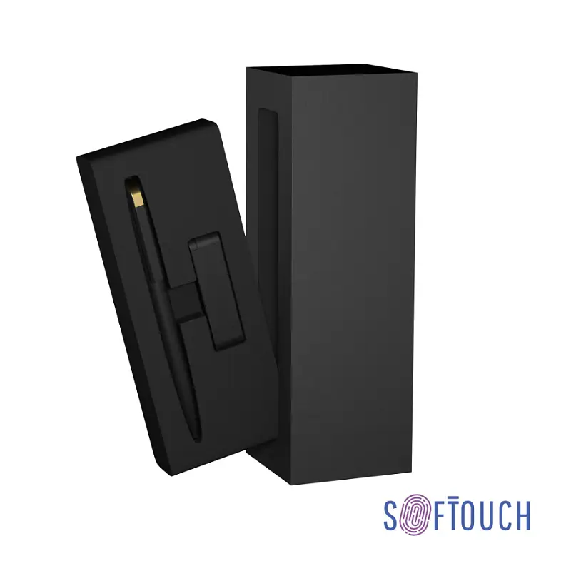 Набор ручка + флеш-карта 8 Гб в футляре, покрытие soft touch - 6914-3G/8Gb