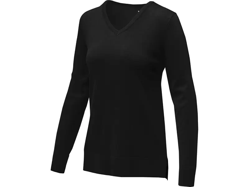 Женский пуловер с V-образным вырезом Stanton, черный - 3822699XS