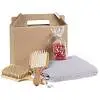 Набор Me Time Magic, коробка: 26,3х27х9,2 см; килт: 80х140 см; щетка и расческа: 24,5х9 см; мыло: 7,5х5,5х3,5 см