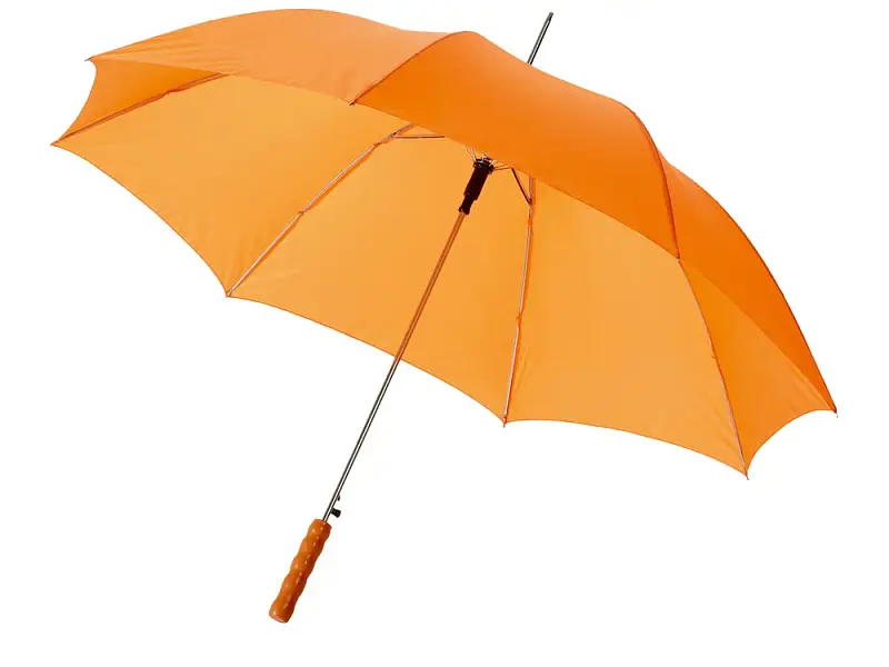 Зонт-трость Lisa полуавтомат 23, оранжевый - 10901703