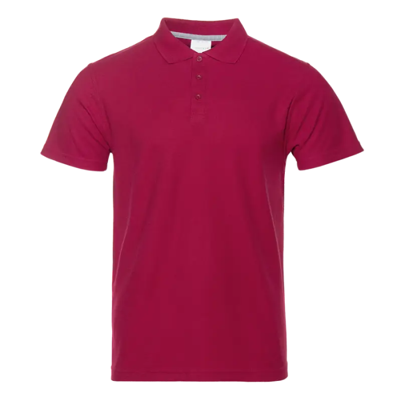 Рубашка поло мужская 04_Бордовый (66) (L/50) - 46754