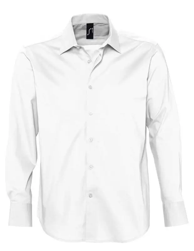 Рубашка мужская с длинным рукавом Brighton белая, размер S - 2508.601