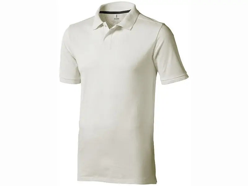 Calgary мужская футболка-поло с коротким рукавом, св. серый - 3808090XS