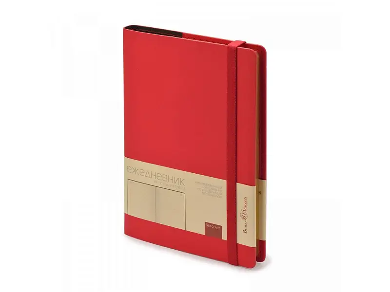 Ежедневник недатированный А5  Oxford, красный