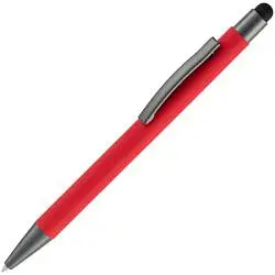 Ручка шариковая Atento Soft Touch со стилусом, 14,2х1 см