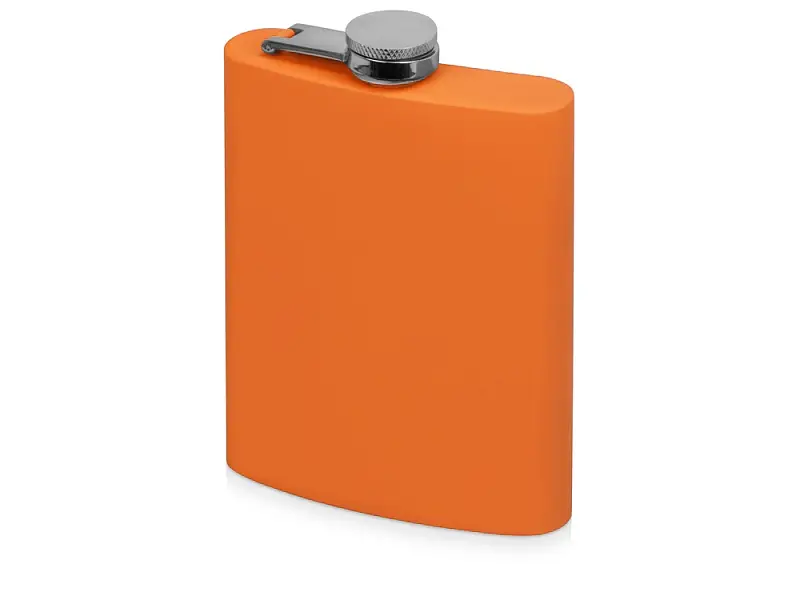 Фляжка 240 мл Remarque soft touch, 304 сталь, оранжевый - 852118.304