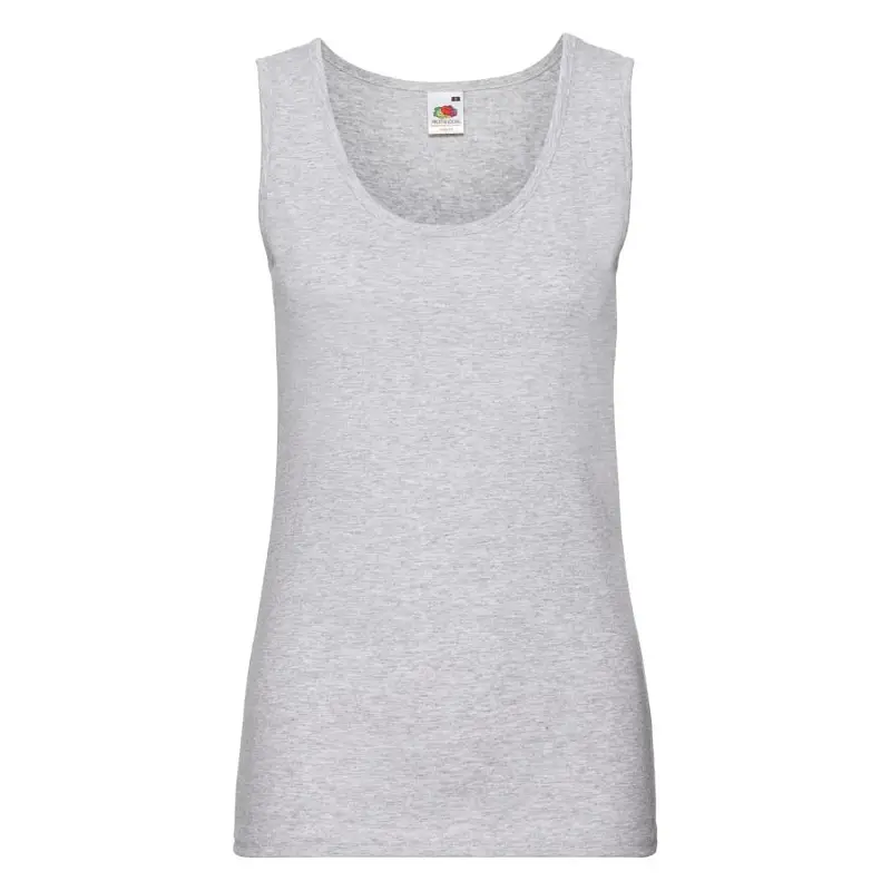 Майка женская "Lady-Fit Valueweight Vest", серо-лиловый,XS,97% хлопок,3%полиэстер, 165 г/м2 - 613760.94/XS