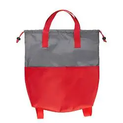 Сумка-рюкзак "Carry", серый с бирюзовым