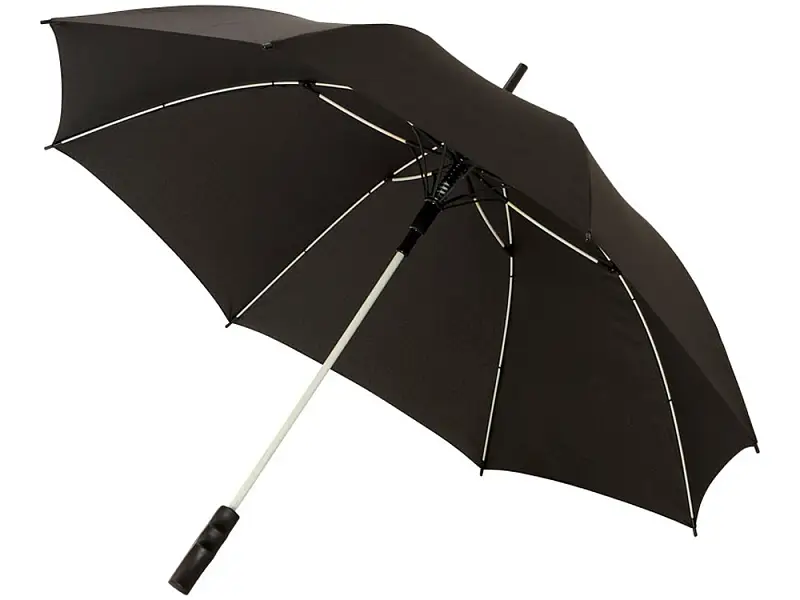 Зонт-трость Spark полуавтомат 23, черный/белый - 10908703