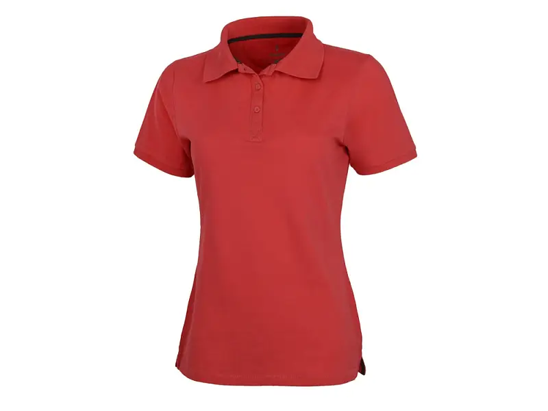 Calgary женская футболка-поло с коротким рукавом, красный - 3808125XS