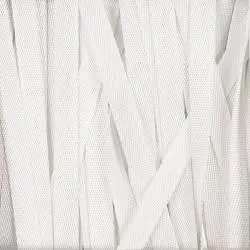 Стропа текстильная Fune 10 L, белая, длина от 100 до 110 см, ширина 1 см