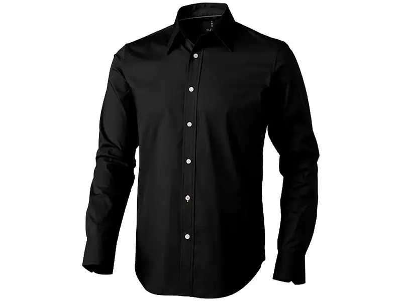 Рубашка Hamilton мужская с длинным рукавом, черный - 3816499XS